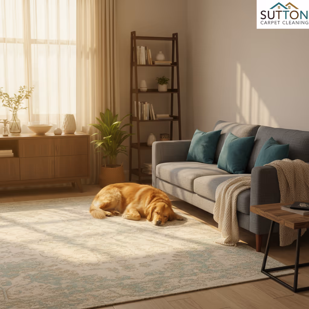 Revitalized living room rug